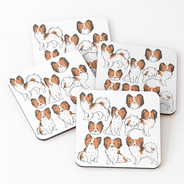 Item preview, Papillon cute illustration  designed and sold by Yarafantasyart.