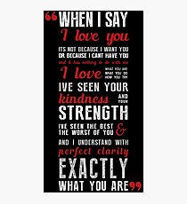 When I Say ... Photographic Print