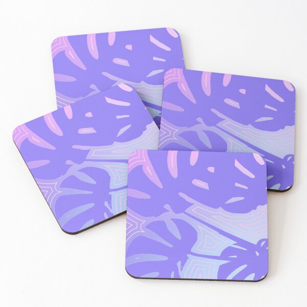Item preview, Tropical Paradise: monstera leaves pattern designed and sold by DesignGardenia.