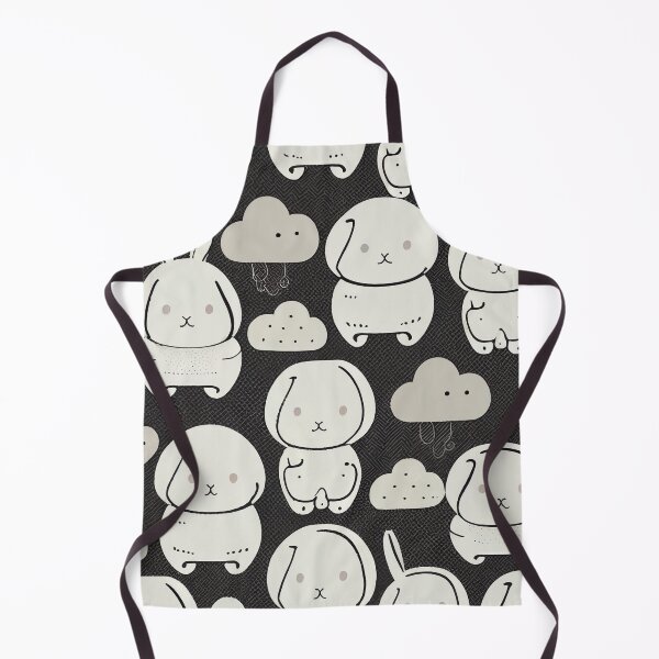Item preview, Kawaii Dark White Modern Farmhouse Pattern Digital Painting designed and sold by CodeAndColors.