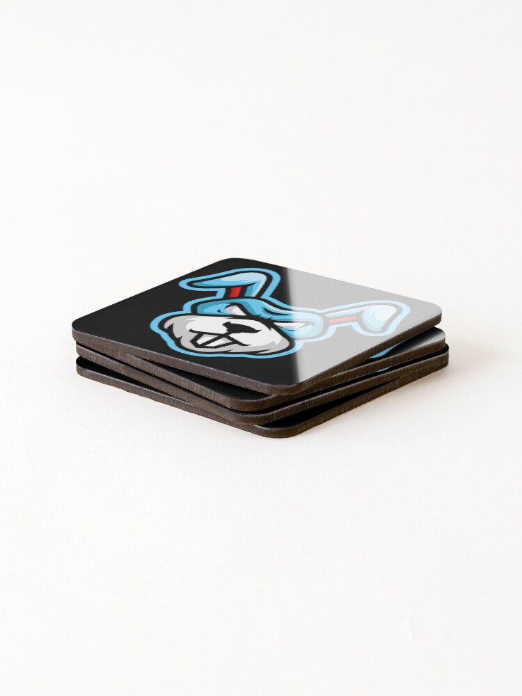 Thumbnail 4 of 5, Coasters (Set of 4), Blue Rabbit designed and sold by YMPROJECT.