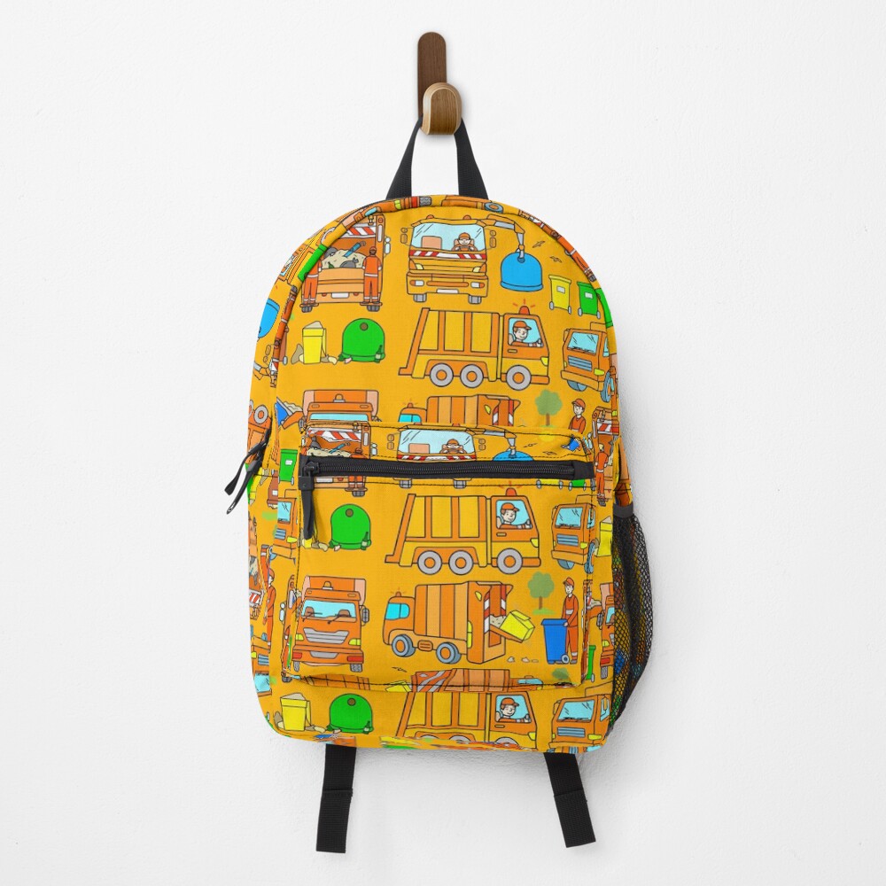Garbage Truck Design Trashtrucks Rubbish Collection Vehicles Backpack