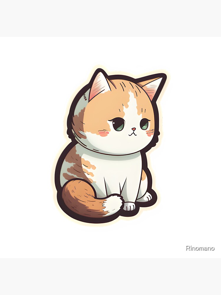 Cute Cat Pfps Sticker - Add some purr-fection to your life