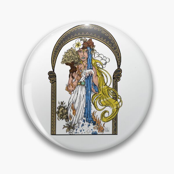 Artikelvorschau, Gaia Jugendstil entworfen und verkauft von owlonthemoon83.