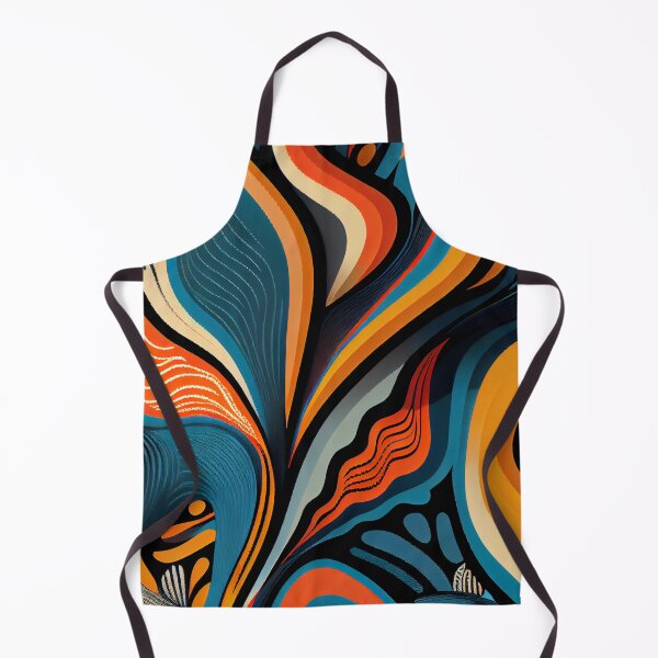 Item preview, Aesthetic Irregular Dynamic Australian Pattern Digital Painting designed and sold by CodeAndColors.