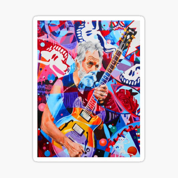 “Bob Weir 4” Sticker for Sale by DharmaDog215 | Redbubble