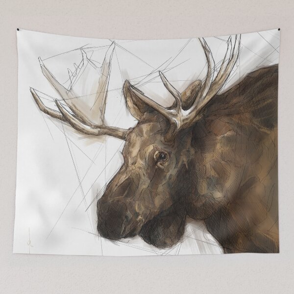 Item preview, Spirit Animal Moose - King, Pride & Grace designed and sold by Lydia Jansen.