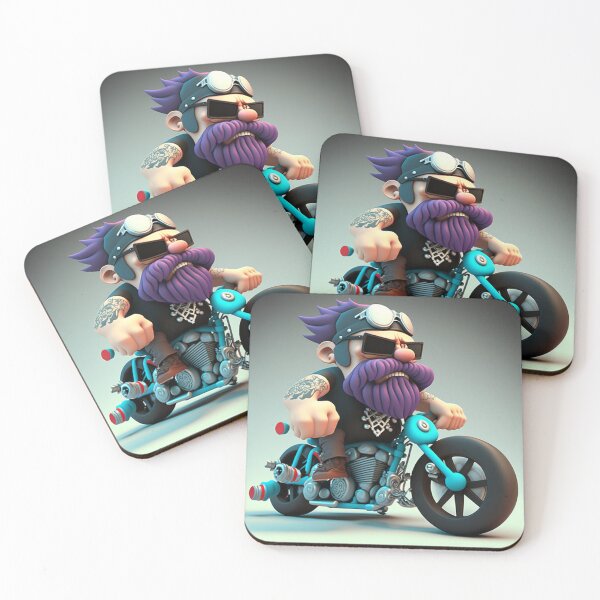 Item preview, Purple Beard Rider - FC designed and sold by mentefresca.