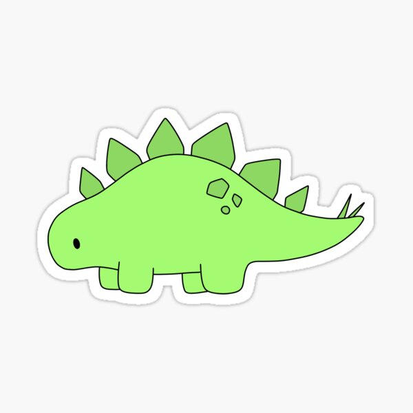 Artikel-Vorschau von Einfacher grüner Stegosaurus, designt und verkauft von Cindermoon.