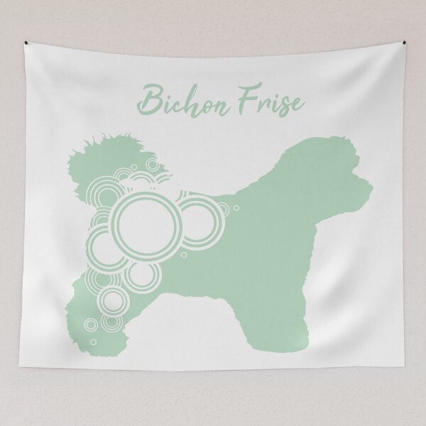 Item preview, Bichon Frise with circular shape designed and sold by SolidJoy.