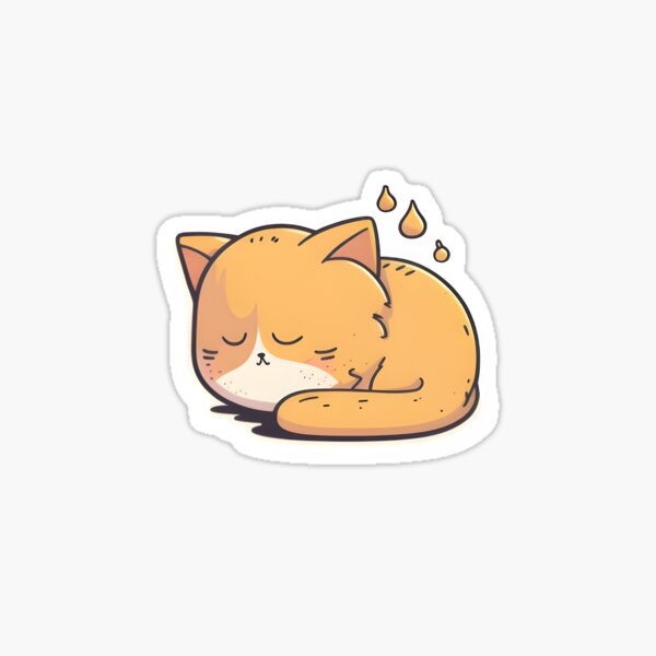 Cute Cat PFP Sticker for Sale by thetechnopath