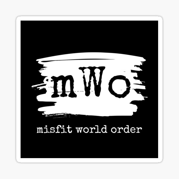 Item preview, mWo Logo on Black designed and sold by Misfit Nation.