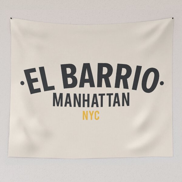 Item preview, New York El Barrio - El Barrio Spanish Harlem - El Barrio NYC Spanish Harlem Manhattan logo designed and sold by Boogosh.