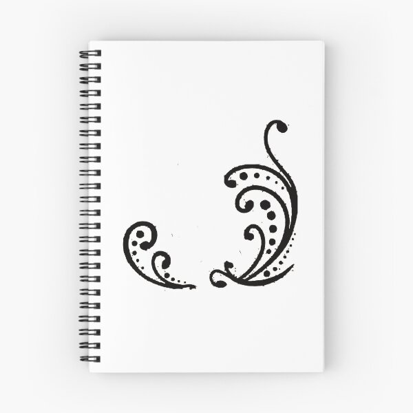 Item preview,    id54-24 Black Leaf Patterns, Leaf, Wonderful Henna Patterns, Spiral Patterns, Ornamental Patterns, Wall Decorations, Item decorations, Minimalist Patterns, Simple and Plain Patterns designed and sold by bcbutika.