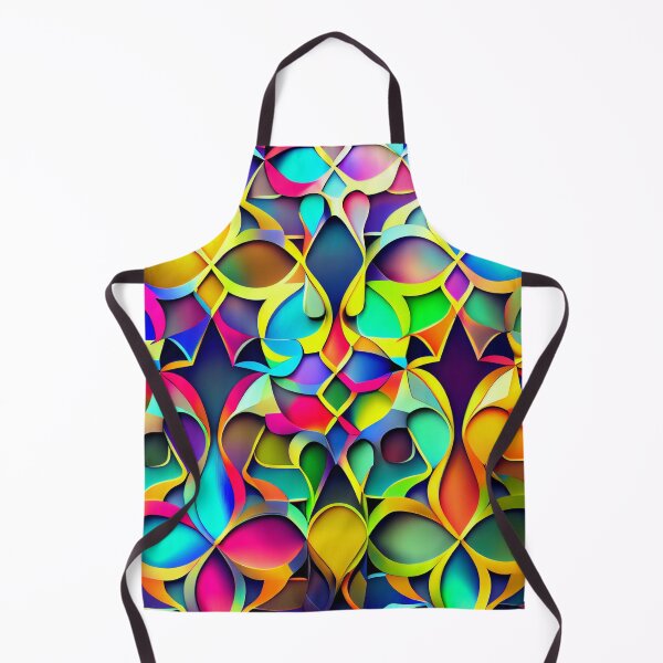 Artikelvorschau, Abstract Brilliant Futuristic Anime Rainbow Moroccan Pattern Digital Painting entworfen und verkauft von CodeAndColors.