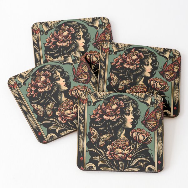 Item preview, Tattoo style of vintage illustration designed and sold by tinkertailorart.