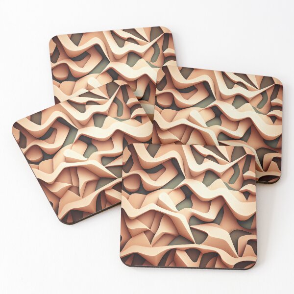 Item preview, Rough Desert Modern Pattern Digital Painting designed and sold by CodeAndColors.