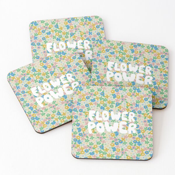Item preview, flower power retro pattern designed and sold by blomastudios.