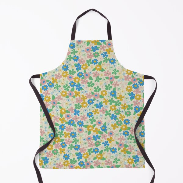 Item preview, flower power retro pattern designed and sold by blomastudios.