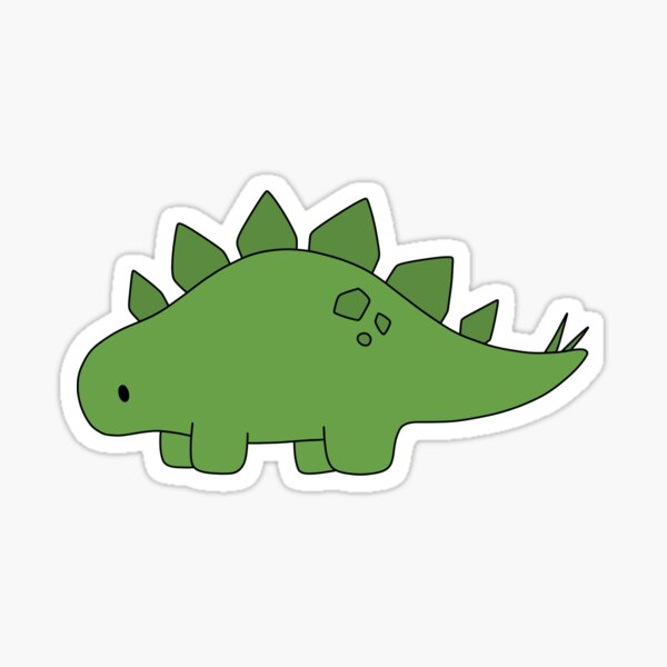 Artikel-Vorschau von Einfacher dunkelgrüner Stegosaurus, designt und verkauft von Cindermoon.