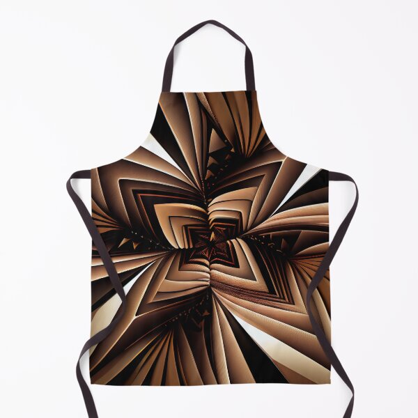 Aperçu de l'œuvre Dazzling Fine Brown Angular Line Pattern Digital Painting créée et vendue par CodeAndColors.