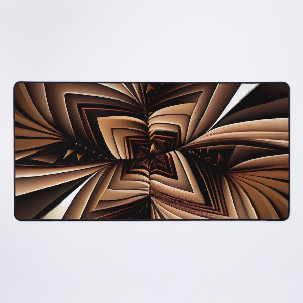 Artikelvorschau, Dazzling Fine Brown Angular Line Pattern Digital Painting entworfen und verkauft von CodeAndColors.