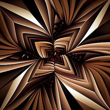 Vorschaubild zum Design Dazzling Fine Brown Angular Line Pattern Digital Painting von CodeAndColors