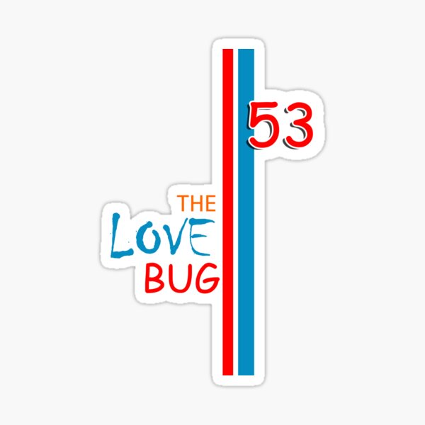 " Herbie the love bug" Sticker for Sale by arunasenadeera | Redbubble