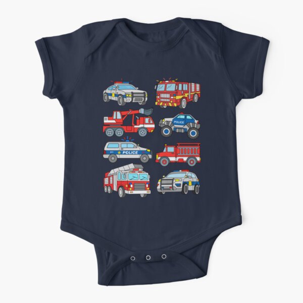 Fire truck baby discount onesie