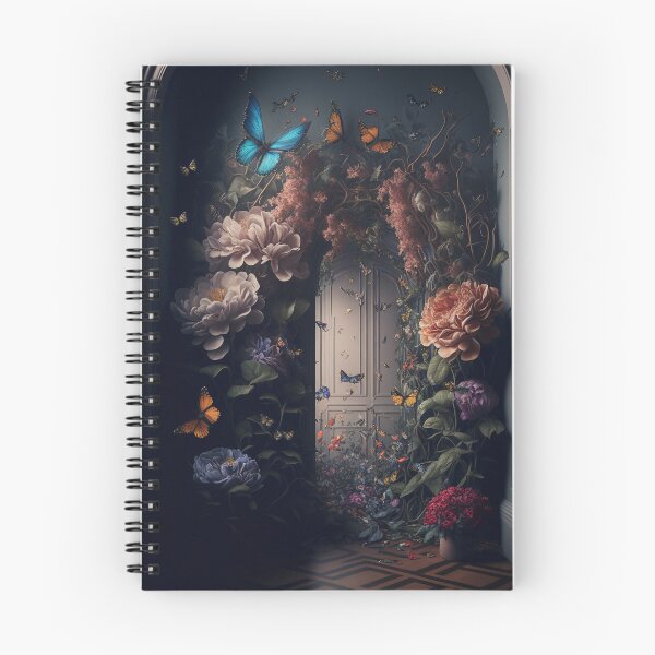 Item preview, Still life painting of flowers and butterflies designed and sold by tinkertailorart.