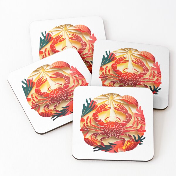Item preview, Crab and the Sun - The Cut-Out Collection designed and sold by FiveIntentions.