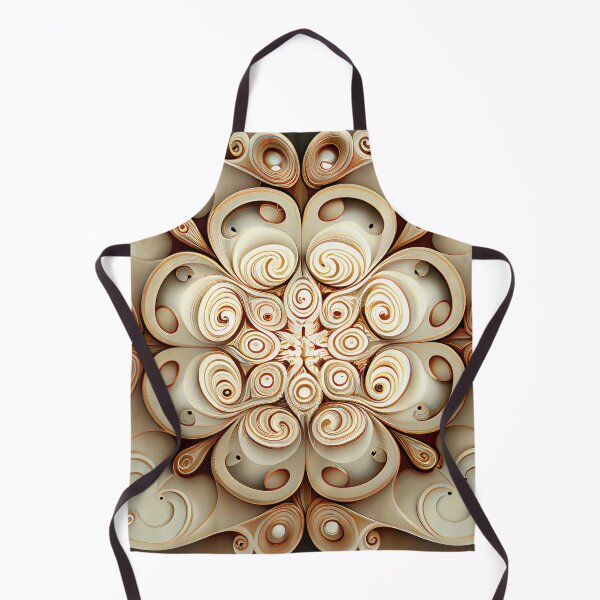 Artikelvorschau, Pale Symmetrical Swirling Crafty Pattern Digital Painting entworfen und verkauft von CodeAndColors.