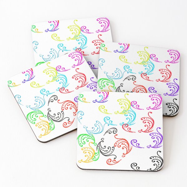 Item preview,  id54-28  Colorful Collection Leaf Patterns, Leaf, Wonderful Henna Patterns, Spiral Patterns, Ornamental Patterns, Wall Decorations, Item decorations, Minimalist Patterns, Simple and Plain Patterns designed and sold by bcbutika.