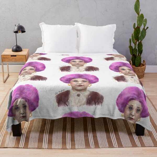 Item preview, Funny Looking Old Lady with Crazy Pink Wig designed and sold by ibadishi.