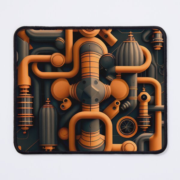 Artikelvorschau, Designer Industrial Pattern Digital Painting entworfen und verkauft von CodeAndColors.