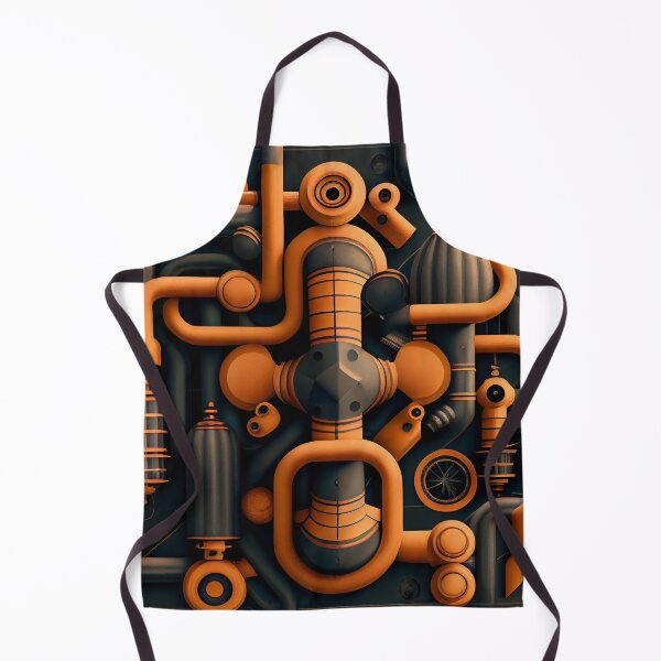 Item preview, Designer Industrial Pattern Digital Painting designed and sold by CodeAndColors.