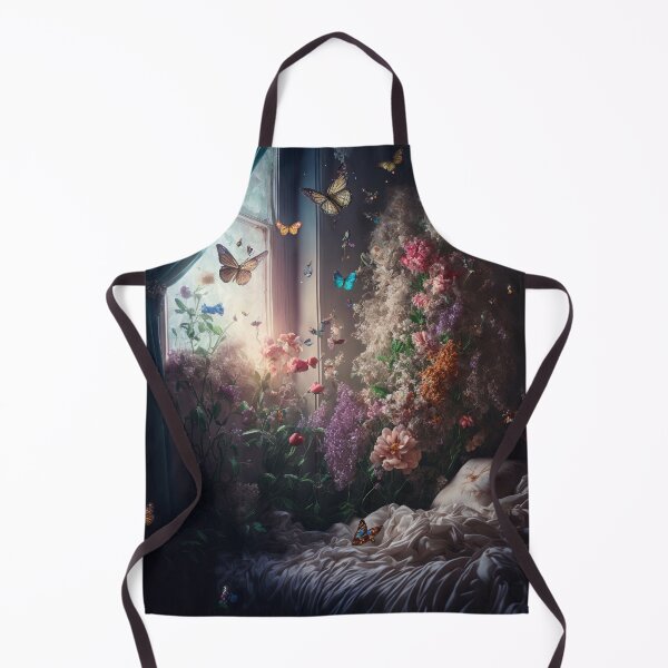 Item preview, Still life painting of flowers and butterflies designed and sold by tinkertailorart.