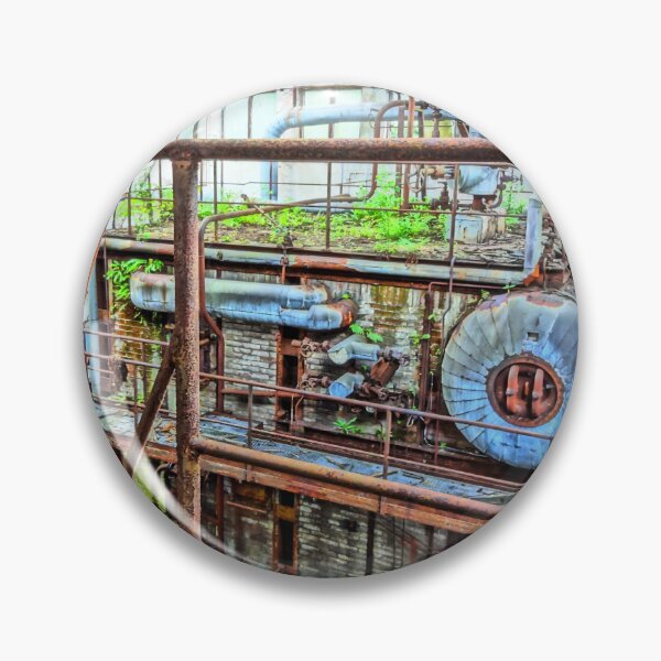 Item preview, Urbex Photography | Colorful abandoned industrial hall designed and sold by Cora Wirth.