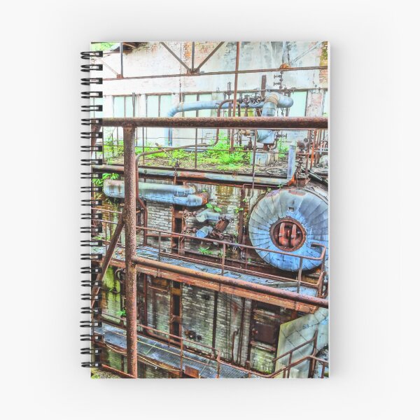 Item preview, Urbex Photography | Colorful abandoned industrial hall designed and sold by Cora Wirth.