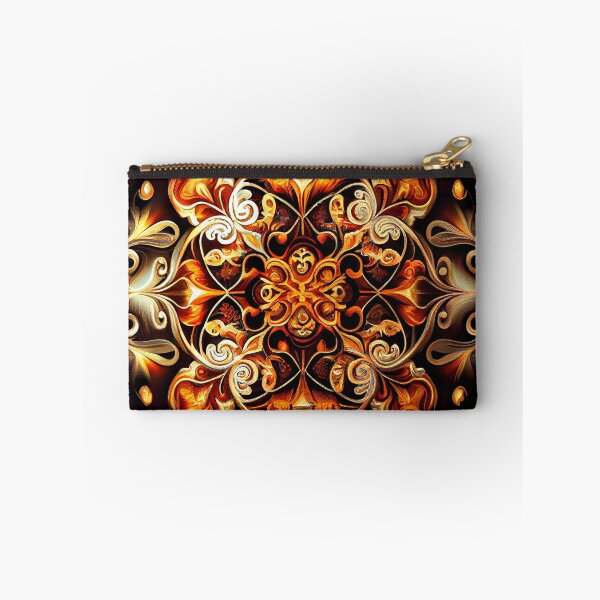 Aperçu de l'œuvre Energetic Baroque Elegant Circular Transitional Pattern Digital Painting créée et vendue par CodeAndColors.