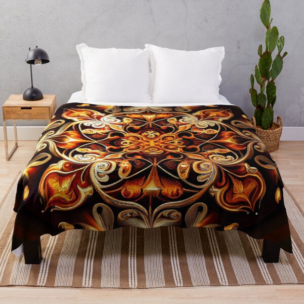 Item preview, Energetic Baroque Elegant Circular Transitional Pattern Digital Painting designed and sold by CodeAndColors.