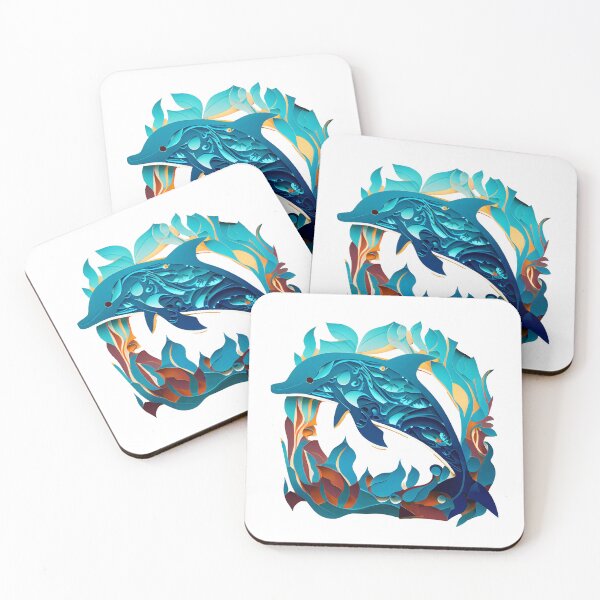 Artikelvorschau, Blue Dolphin - Die Cut-Out-Kollektion entworfen und verkauft von FiveIntentions.