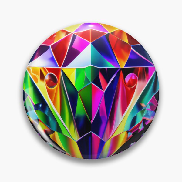Item preview, Bejeweled Aggressive Rainbow Brilliant Anime Asian Pattern Digital Painting designed and sold by CodeAndColors.