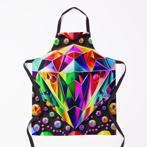 Item preview, Bejeweled Aggressive Rainbow Brilliant Anime Asian Pattern Digital Painting designed and sold by CodeAndColors.
