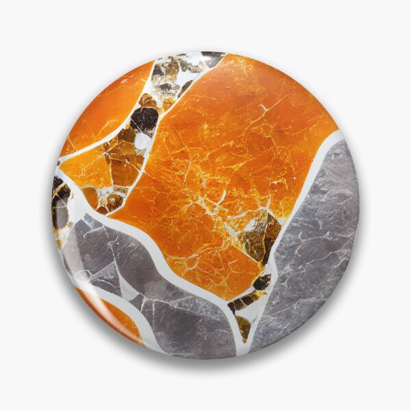 Aperçu de l'œuvre Texture marbre vif gris orange créée et vendue par AppleElf.
