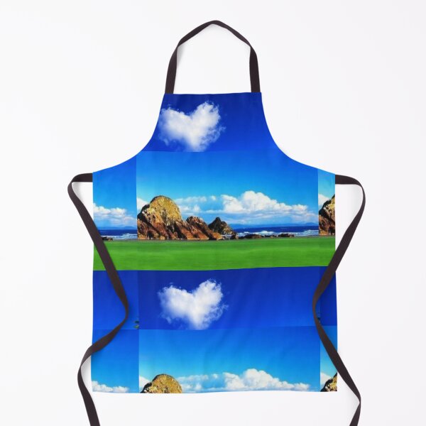 Item preview, Lovely lush green land with beautiful white waters and beautiful blue skies with a heart ♥ of love. designed and sold by Tiannalaw.