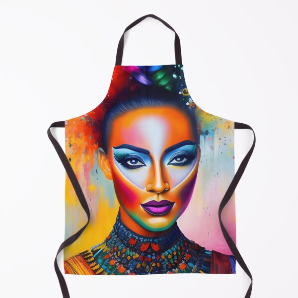 Item preview, Surreal Abstraction: Abstracted Woman Portrait with Bold Colors designed and sold by artmanikin.