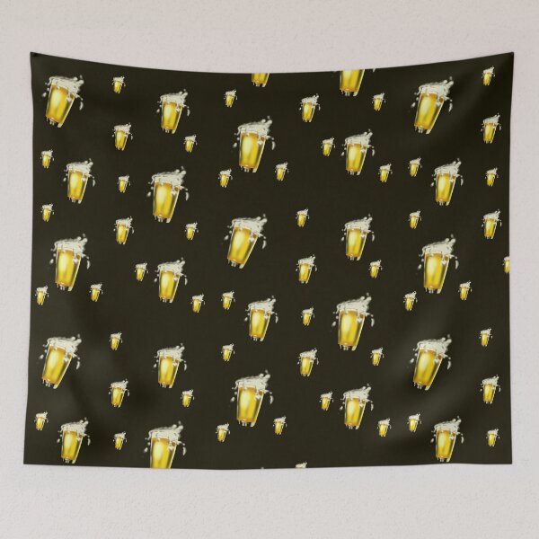 Item preview, Pattern con birra, regalo per gli amanti della birra designed and sold by Lucia85.