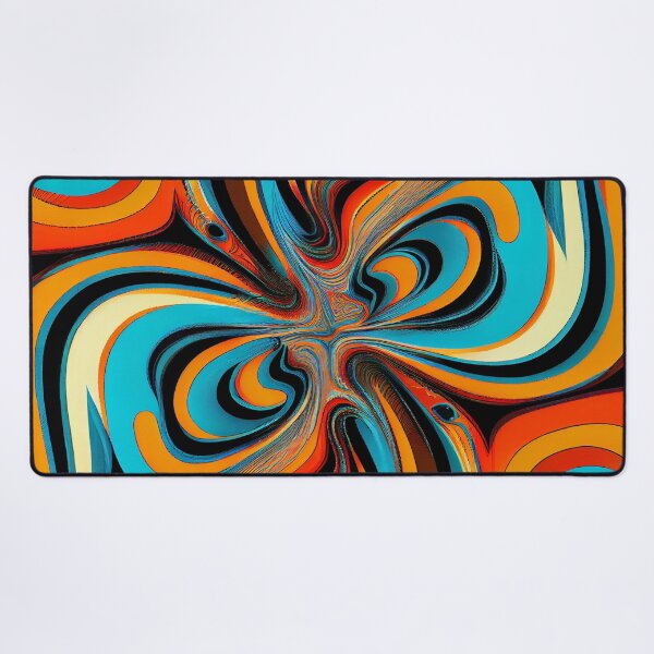 Item preview, Surreal Energetic Irregular Contemporary Pattern Digital Painting designed and sold by CodeAndColors.