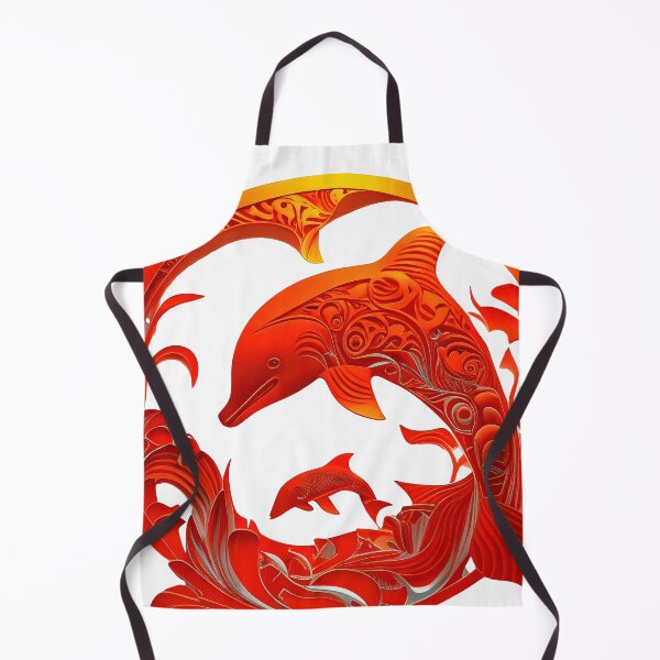 Item preview, Red Dolphin - The Cut-Out Collection designed and sold by FiveIntentions.